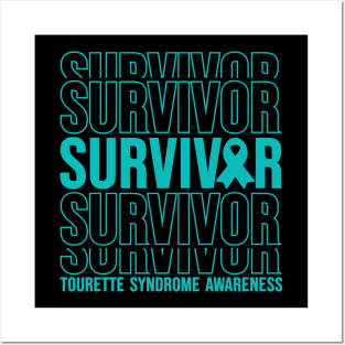 Tourette Syndrome Awareness Tourette Syndrome Survivor Posters and Art